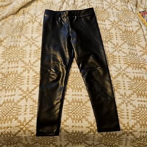 GAP Factory Girls Faux/Vegan Leather Leggings